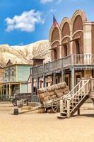 ville de Far West vintage avec salon. photo