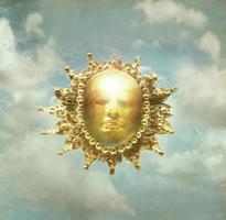 soleil baroque d'or
