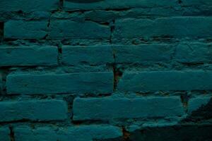 peint bleu brique mur Contexte texture photo
