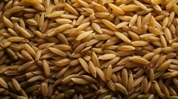 riz grain Contexte ai généré photo