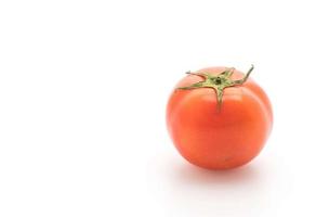 tomates fraîches sur fond blanc photo