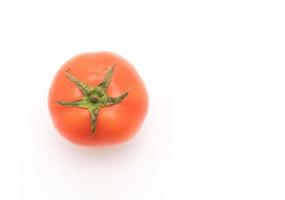 tomates fraîches sur fond blanc photo