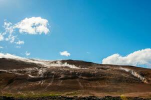 krafla est une volcanique système avec une diamètre de approximativement 20 kilomètres situé dans le Région de monvatn, nord Islande photo