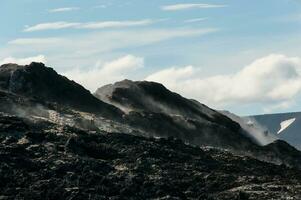 krafla est une volcanique système avec une diamètre de approximativement 20 kilomètres situé dans le Région de monvatn, nord Islande photo