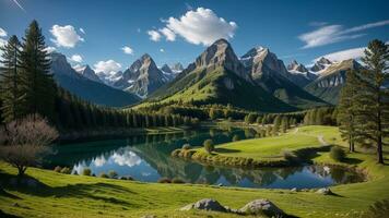 vent de dans vent de dans vent de dans vent de dans vent de dans errer de dans vent de dans errer de dans fantaisie terre arrivée scène lutin histoire, fascinant scène. ai généré photo