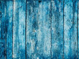 bleu peint bois mur texture. en bois texture. photo