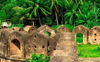 une partie du fort rouge traditionnel photo