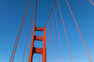 détail de la porte d'or, san francisco photo