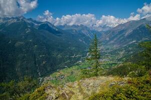 paysage de le Alpes dans Italie dans été photo
