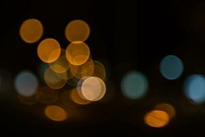 défocalisé lumières bokeh photo