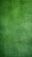 sale et patiné vert béton mur Contexte texture. ai généré photo