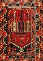 tapis design en tissu traditionnel asiatique