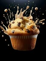 ai génératif une photo de muffin