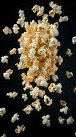 ai génératif une photo de pop corn