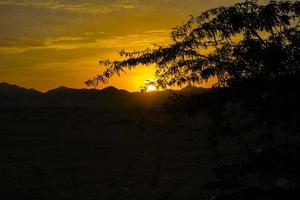 lever de soleil à Djeddah photo
