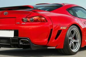 sport voiture Toyota supra jdm. ai génératif pro photo