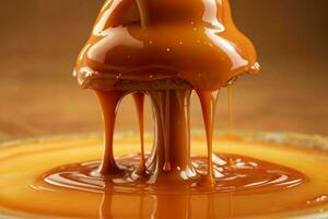 caramel fondu. ai génératif pro photo