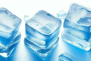 la glace cubes. ai génératif pro photo