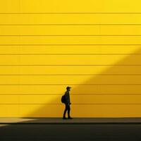 Jaune minimaliste fond d'écran photo