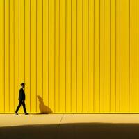 Jaune minimaliste fond d'écran photo