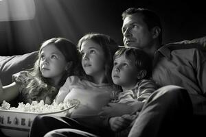 une famille film nuit avec papas préféré films photo