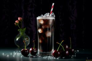 Coca Cola noir Cerise vanille photo