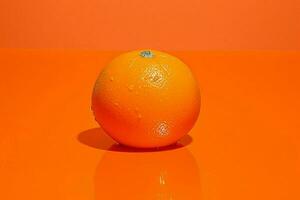 une Orange Contexte photo