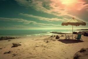 plage image HD photo