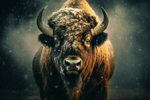 bison image HD photo