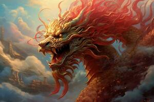 chinois dragon image HD photo