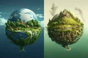 Terre des illustrations image HD photo