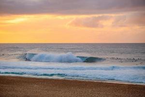 coucher de soleil sur hawaii, états-unis photo