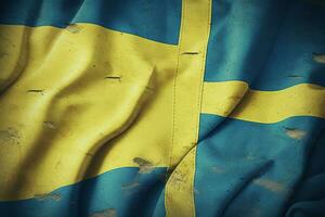 drapeau fond d'écran de Suède photo