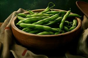 vert des haricots image HD photo