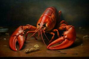 une Homard Contexte photo