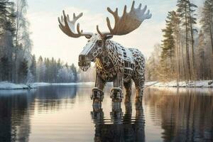 nationale animal de Finlande photo