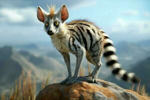 nationale animal de Madagascar photo