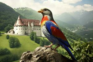 nationale oiseau de Liechtenstein photo