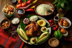nationale nourriture de équateur photo
