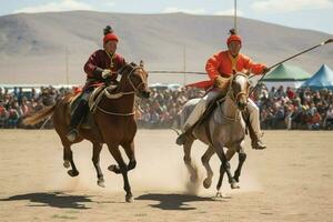 nationale sport de Mongolie photo