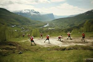 nationale sport de Norvège photo