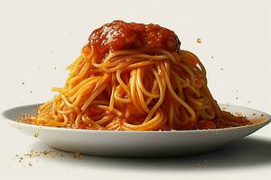 photo de spaghetti avec non Contexte