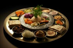 une seder assiette photo