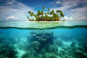 mer île tropicale photo