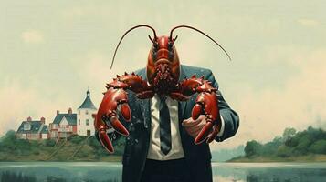 une affiche pour le livre le Homard photo