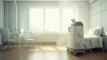 air purificateur dans hôpital pièce fournir nettoyer air photo