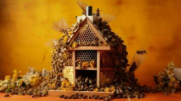 maison de les abeilles et mon chéri dans chien maison style photo