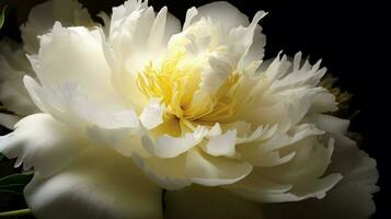 fleur de pivoine blanche photo