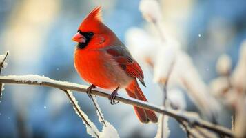 magnifique oiseau la photographie rouge cardinal photo