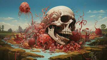 a éclaté Terre par nychos haute qualité photo